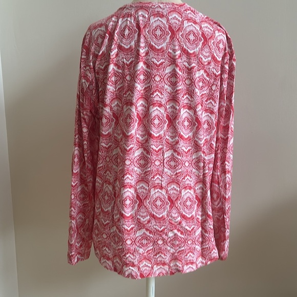 IBKUL Geometric Design Long Sleeve UPF50+ Top - Picture 4 of 6